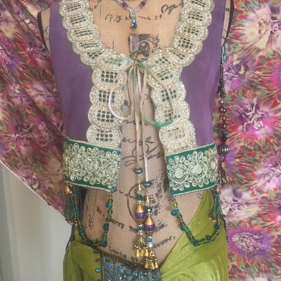 Tops - Beautiful hand made leather vest